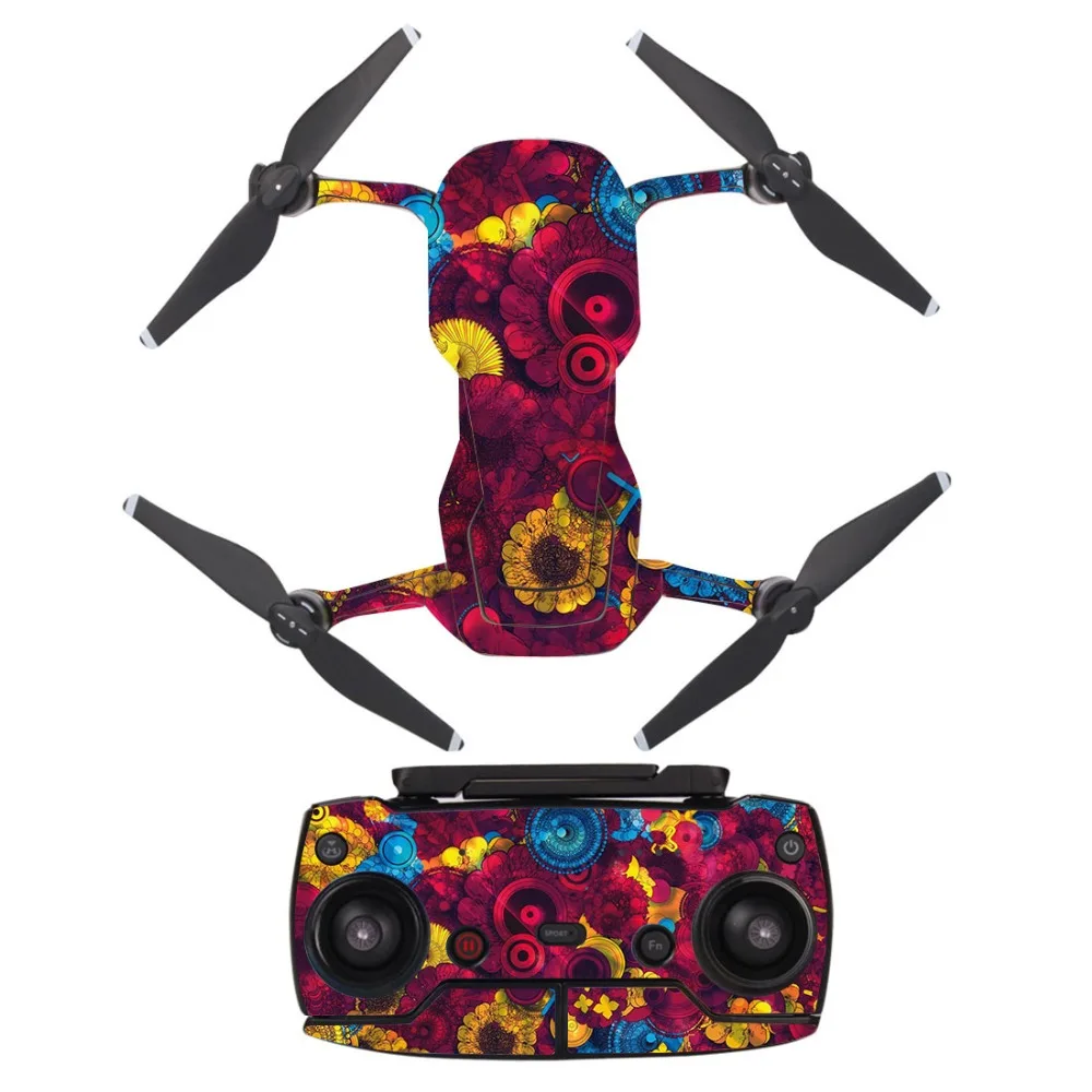DJI Mavic Air стикер ПВХ Виниловая Наклейка Набор для кожи пульт дистанционного управления батарея обертывание водонепроницаемый