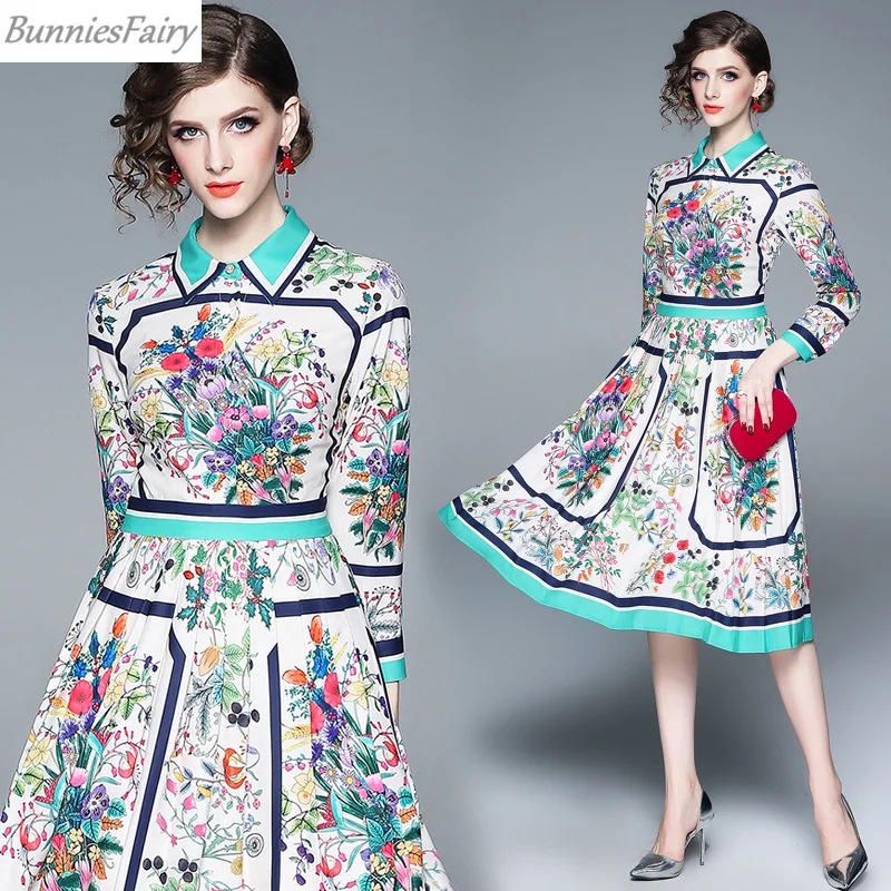 BunniesFairy 2019 весеннее женское зеленое черное винтажное Ретро Тропическое Цветочное