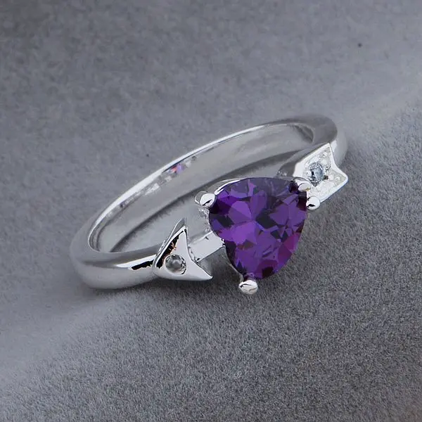 Кольца с серебряным покрытием AR555 модные женские и мужские серебряные украшения