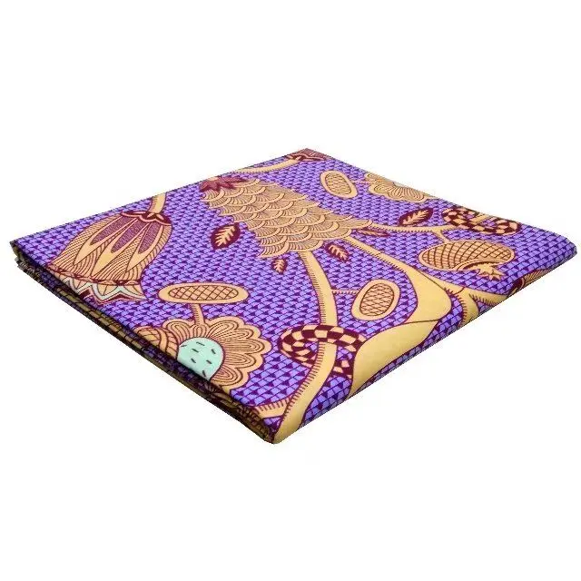 100% хлопок спандекс Африканский напечатанный java воск ткань Нигерия Анкара Африка
