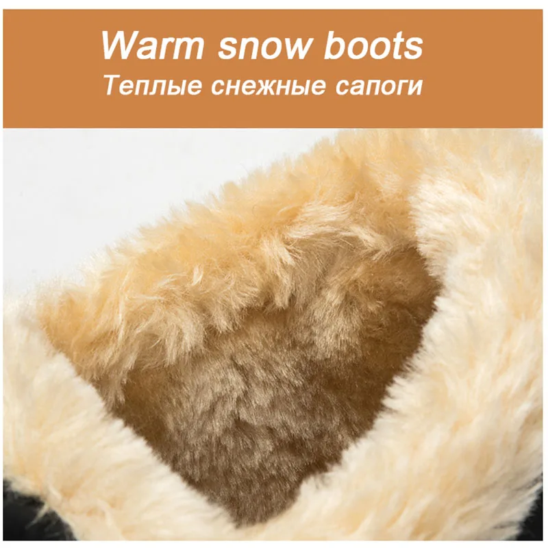 Женские зимние ботинки Обувь для мам Нескользящие Водонепроницаемые гибкие