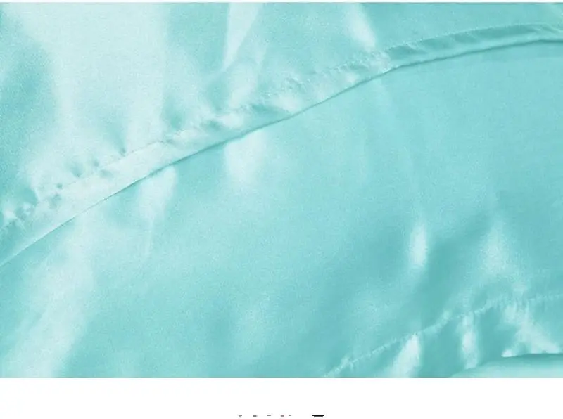 

1 Pc 47X74CM Silk Pillowcase Bedding Pillowcase Luxury Bed Healthy Cover Pillow Case Home Textiles