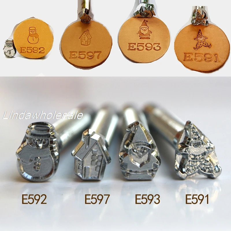 Японский E597/E593/E592/E591 Инструменты для печати, кожаный штамп, резьба по коже