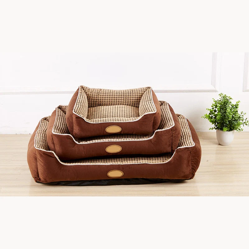 Pet Dog Bed Mats Breathable Warming House Soft Suede Fabric Material Sofa Cats Corn Beds for Large Dogs Big Blanket Cushion | Дом и сад