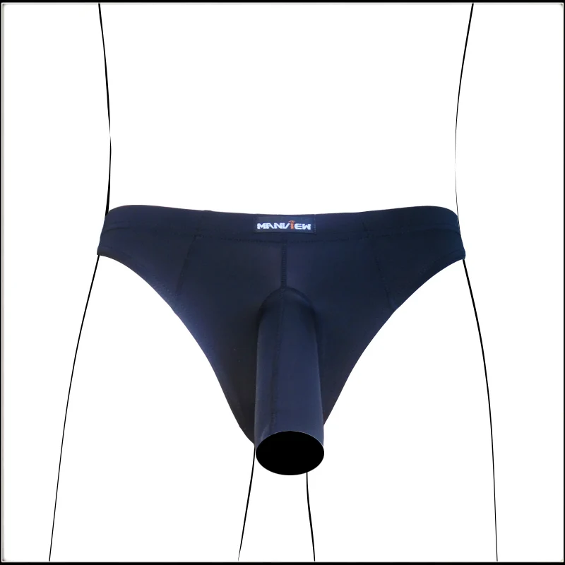 Трусы Cockcon с пистолетом яйцом слоником треугольным ледяным шелком нижнее белье