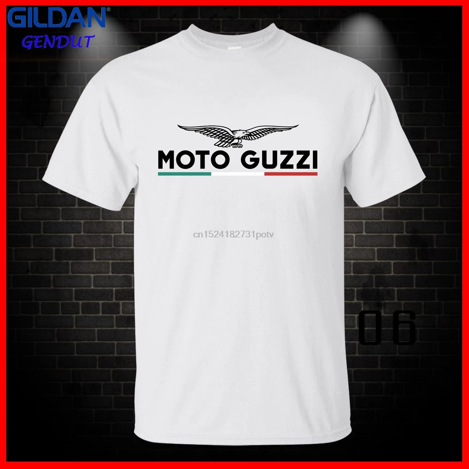Модная мужская футболка Moto Guzzi Eagle повседневные топы|Мужские футболки| |