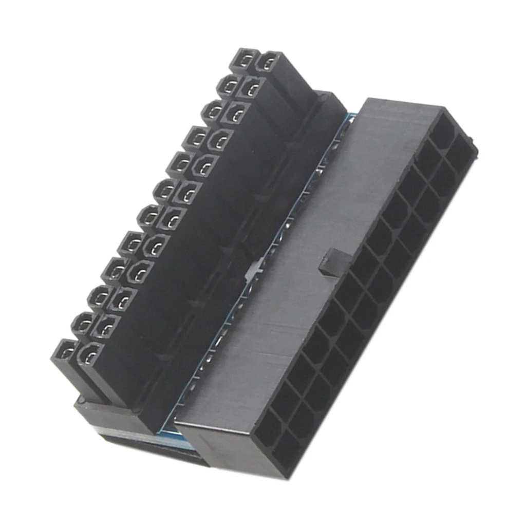 ATX 24Pin гнездо к 24pin папа правый угол питания адаптер для рабочего