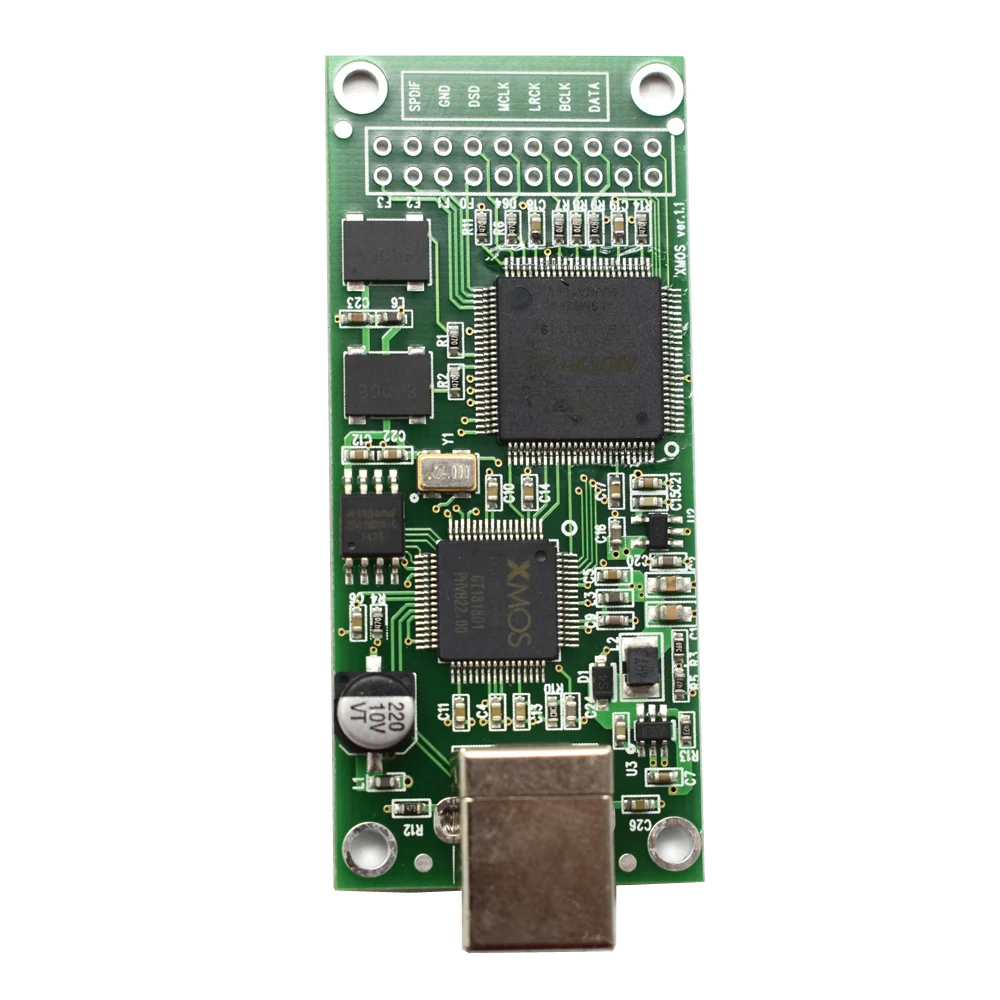 С украшением в виде кристаллов обновление XMOS XU208 DAC+ cpld карты цифровой интерфейс USB I2S DSD выход для AK4497 ES9018 ES9028 ES9038 декодер E4-007