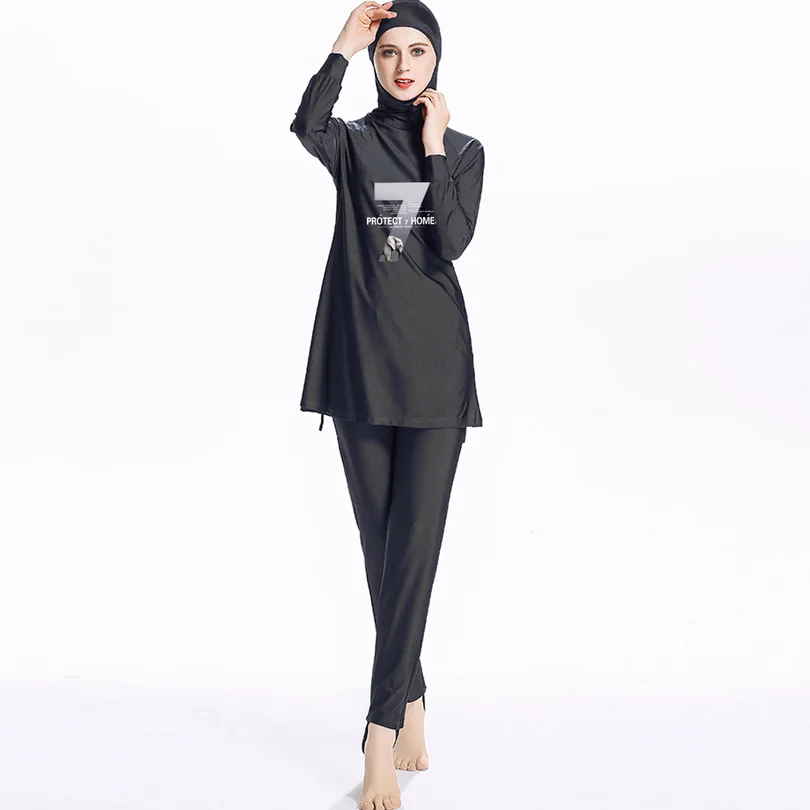 3 шт. женские длинные мусульманские купальники с полным покрытием Буркини