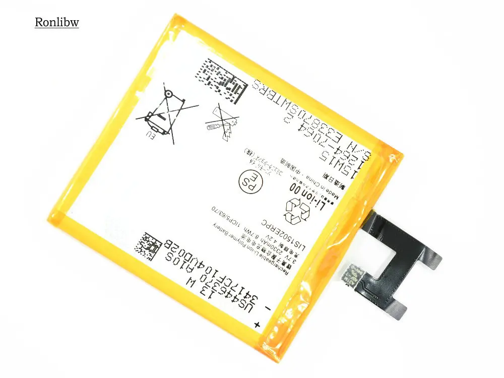 Ronlibw LIS1502ERPC moblie phone Replacement battery for Sony Xperia Z L36h L36 c6602 C6603 S39H C2305 M2 S50H D2303 D2305 D2306 | Мобильные
