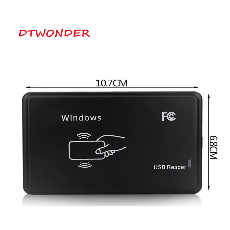 DTWONDER USB rfid считыватель карт датчик приближения 125 кГц TK4100 смарт для контроля