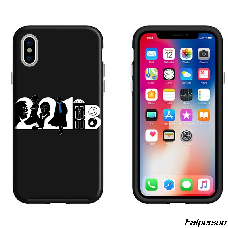 Sherlock Holmes Black soft Silicone TPU Phone Case Cover For Apple iPhone X10 8 8plus 7 7plus 6s 6plus 5 5s SE Coque cases |