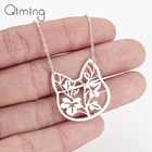 Ожерелье-цепочка с подвеской в виде кошки