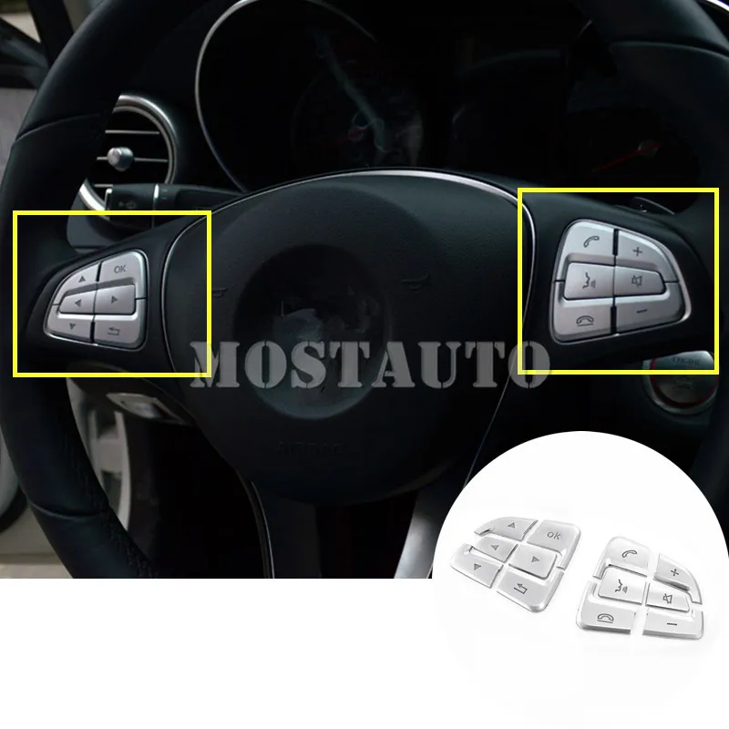 Для Benz CLA C117 W117 интерьер руль отделочное покрытие кнопки- 12 шт