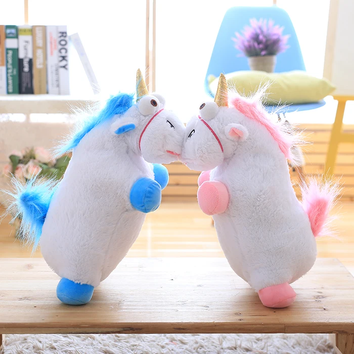 Толстый мультяшный Единорог плюшевые игрушки милые мягкие единорог лошадь куклы