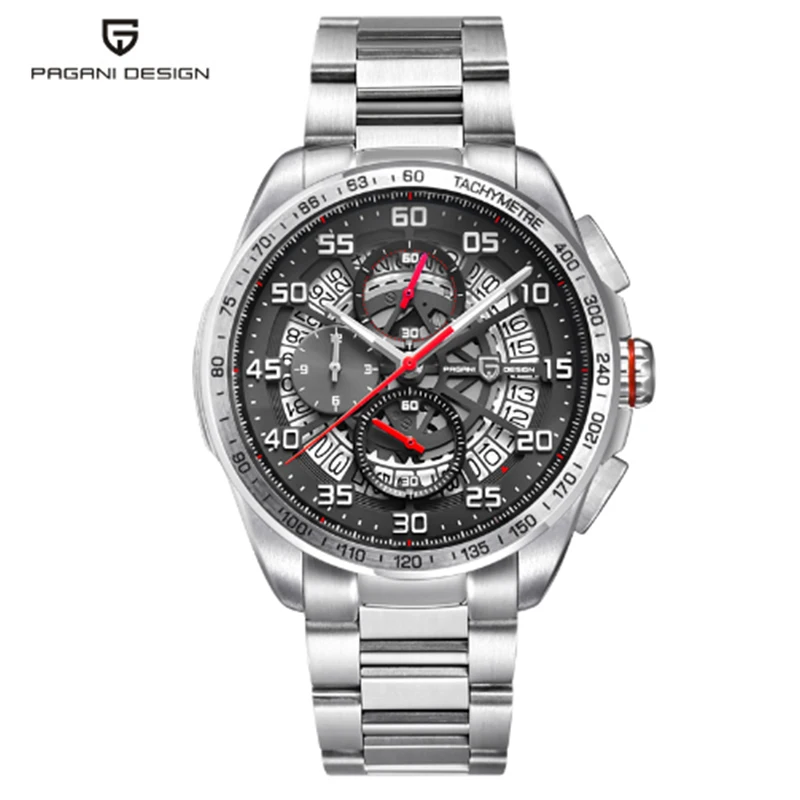 PAGANI дизайнерские Кварцевые водонепроницаемые часы с кожаным каркасом роскошные