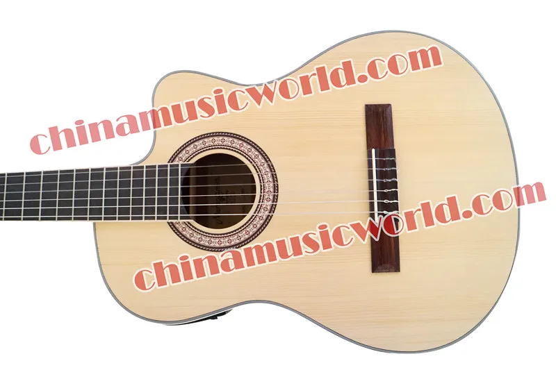 

Afanti Music Hand-made Classical guitar with EQ (ACL-256)