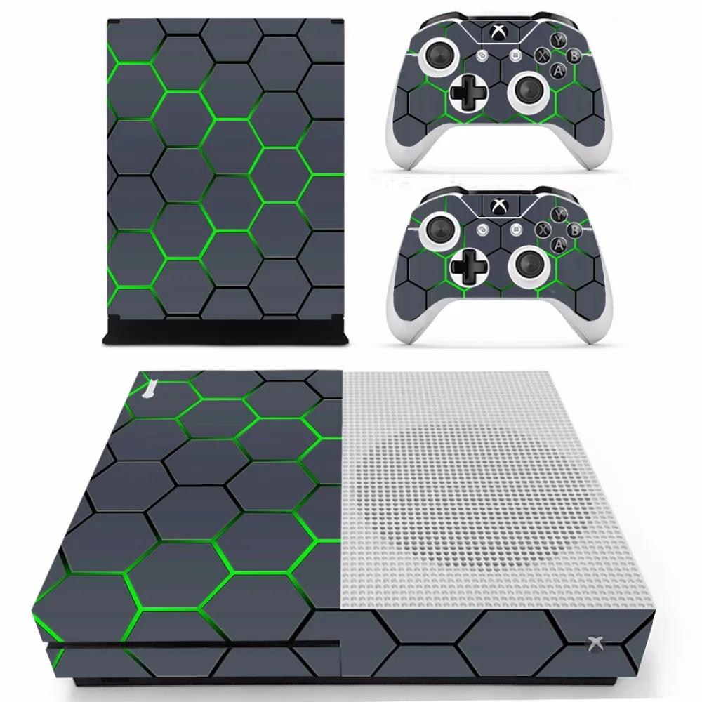 Виниловые наклейки для XBOX One S консоль с двумя беспроводными контроллерами|decal skin