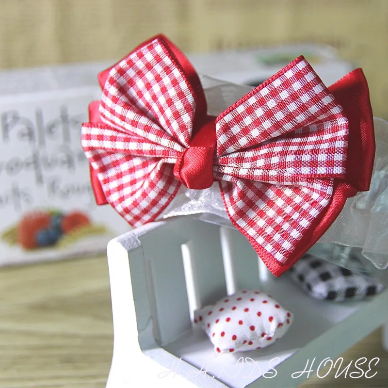 Новое поступление детский ободок для волос в виде покрышек детская лента клетку