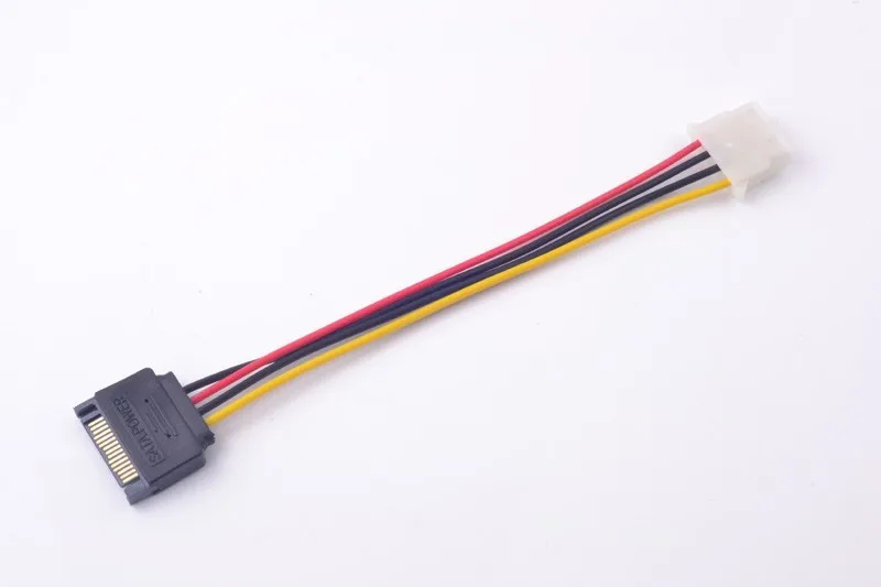 

High Quality SATA 15Pin Male to IDE 4Pin Female Power Convert Cable Adapter 20cm