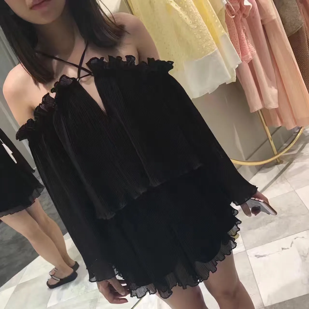 Alice McCall2017 new backless word falbala jumpsuits | Женская одежда
