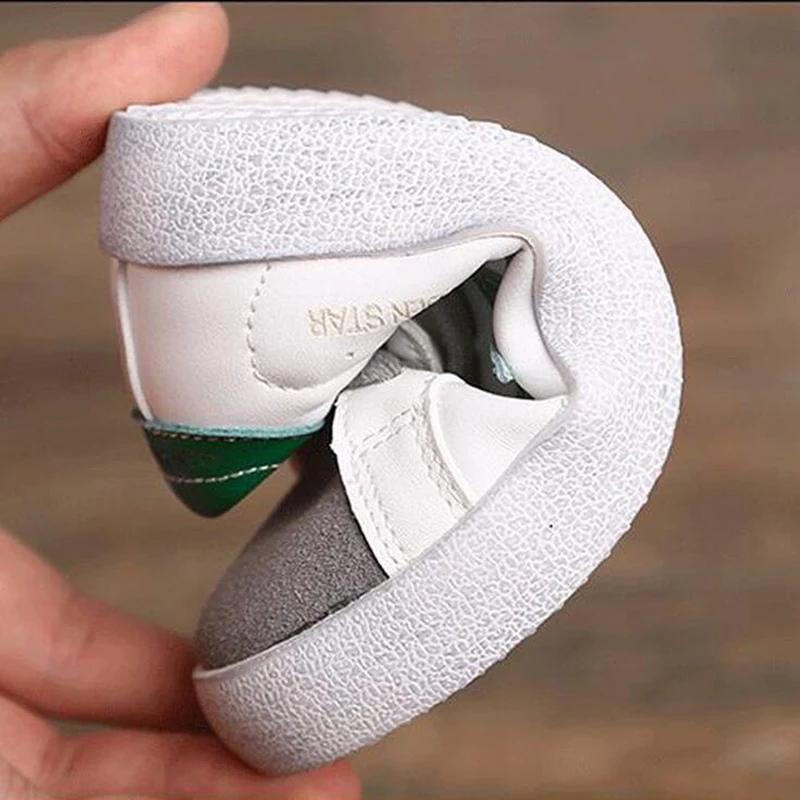 Новинка весна-лето 2017 детская теплая кожаная обувь для мальчиков пятиугольная