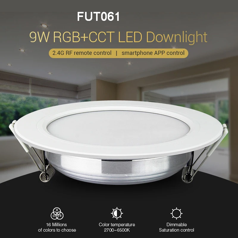 MiBOXER 6 Вт/9 Вт/12 Вт/15 Вт/18 Вт RGB+ CCT светодиодный светильник AC110V 220 В с регулируемой яркостью FUT061/FUT063/FUT066/FUT068/FUT069