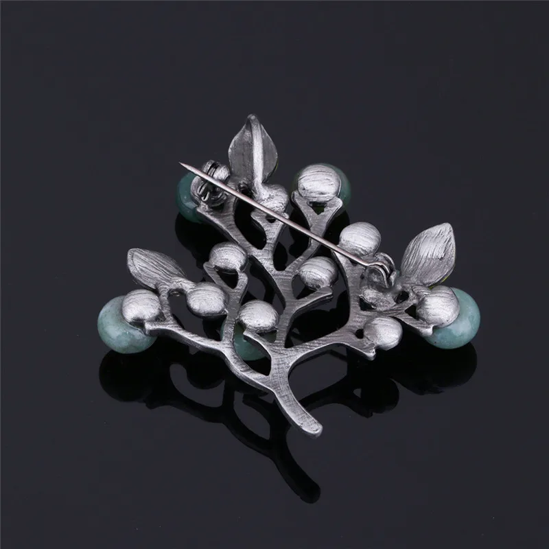 Женская маленькая брошь-Дерево из цинкового сплава в простом винтажном стиле |