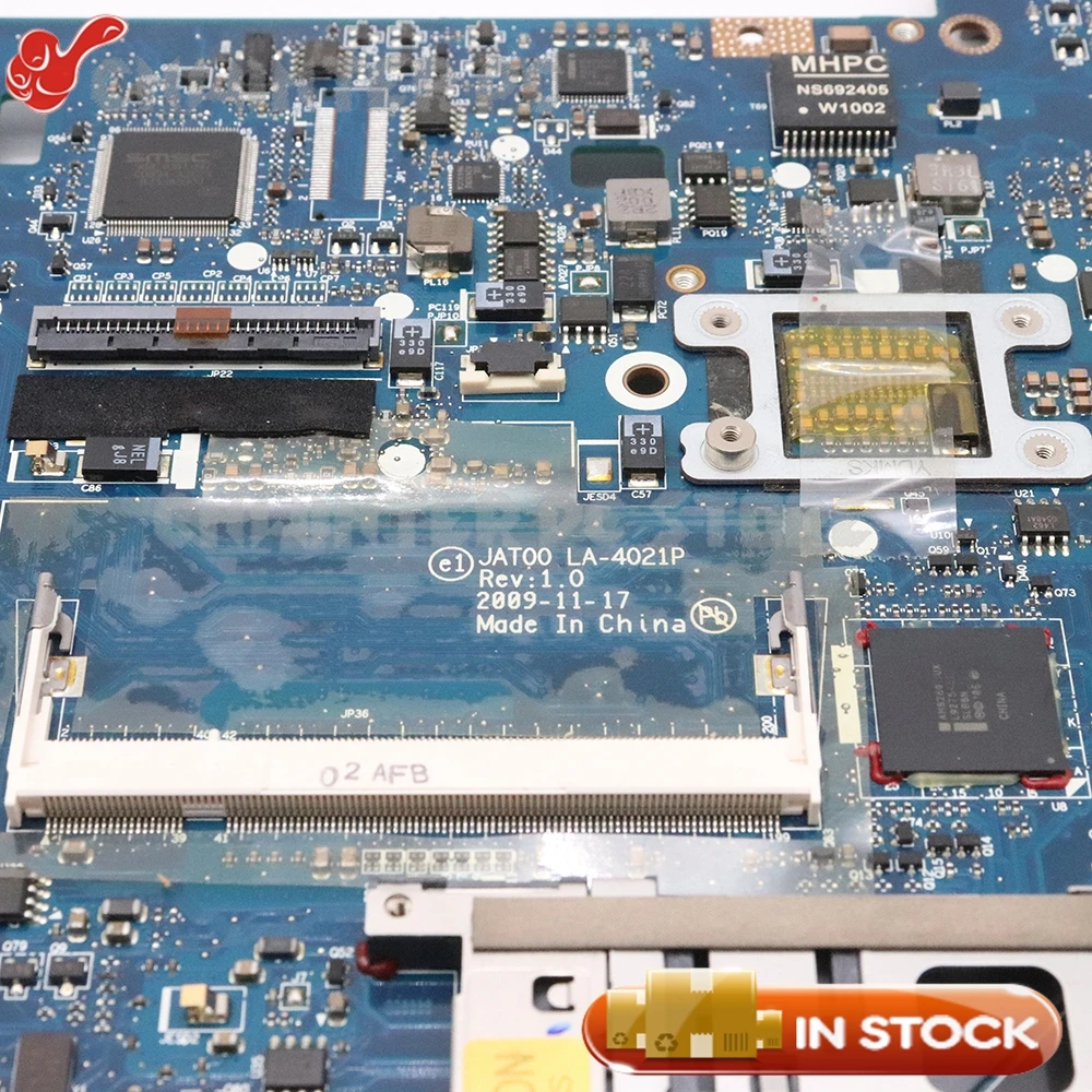 NOKOTION 492552-001 для HP EliteBook 2530P материнская плата ноутбука JAT00 LA-4021P основная SL9400 CPU DDR3 |