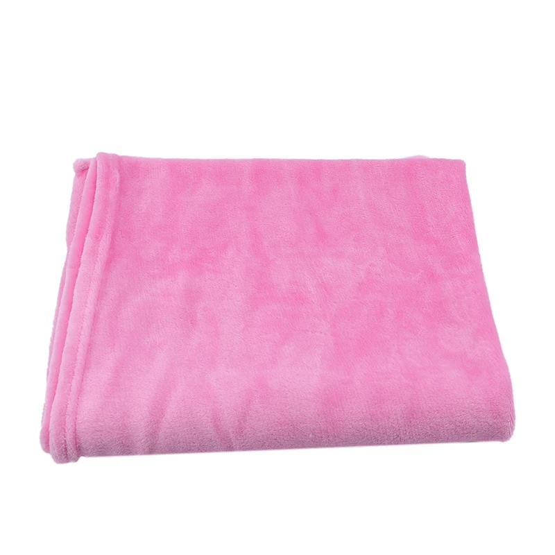pink 70*100 см Фланелевое удобное домашнее одеяло осень и зима супер мягкий согревающий диван/детское одеяло - Цвет: pink