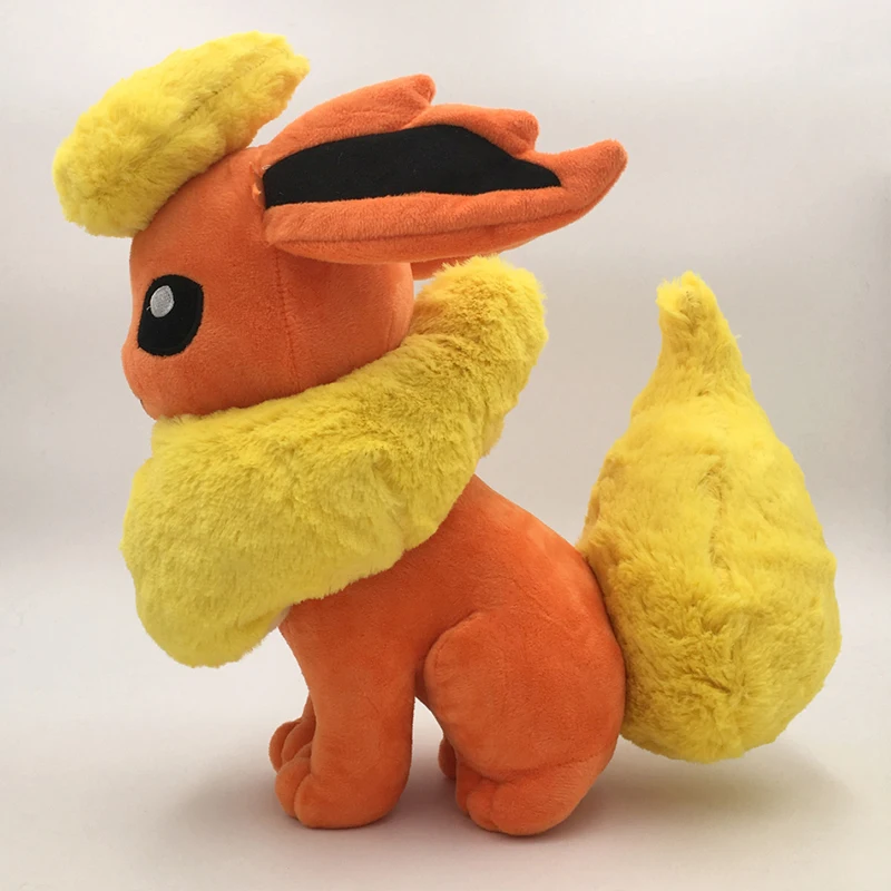 Большой Flareon 13'34cm Kawaii Eevee аниме фигурка, плюшевая игрушка мягкие куклы Подарки для детей