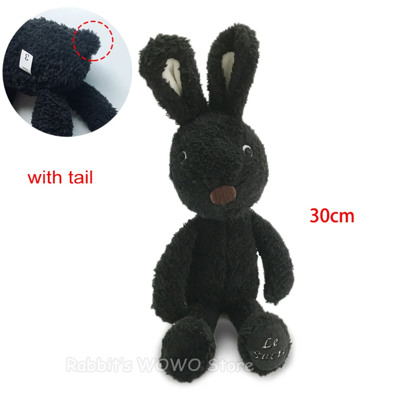 Black Rabbit Одежда для кукол подходит 30 см Le Sucre Кролик Плюшевая Кукла и 1/6 BJD кукла девушка кукла Цветочное платье пара костюм куклы аксессуары - Цвет: Black Rabbit