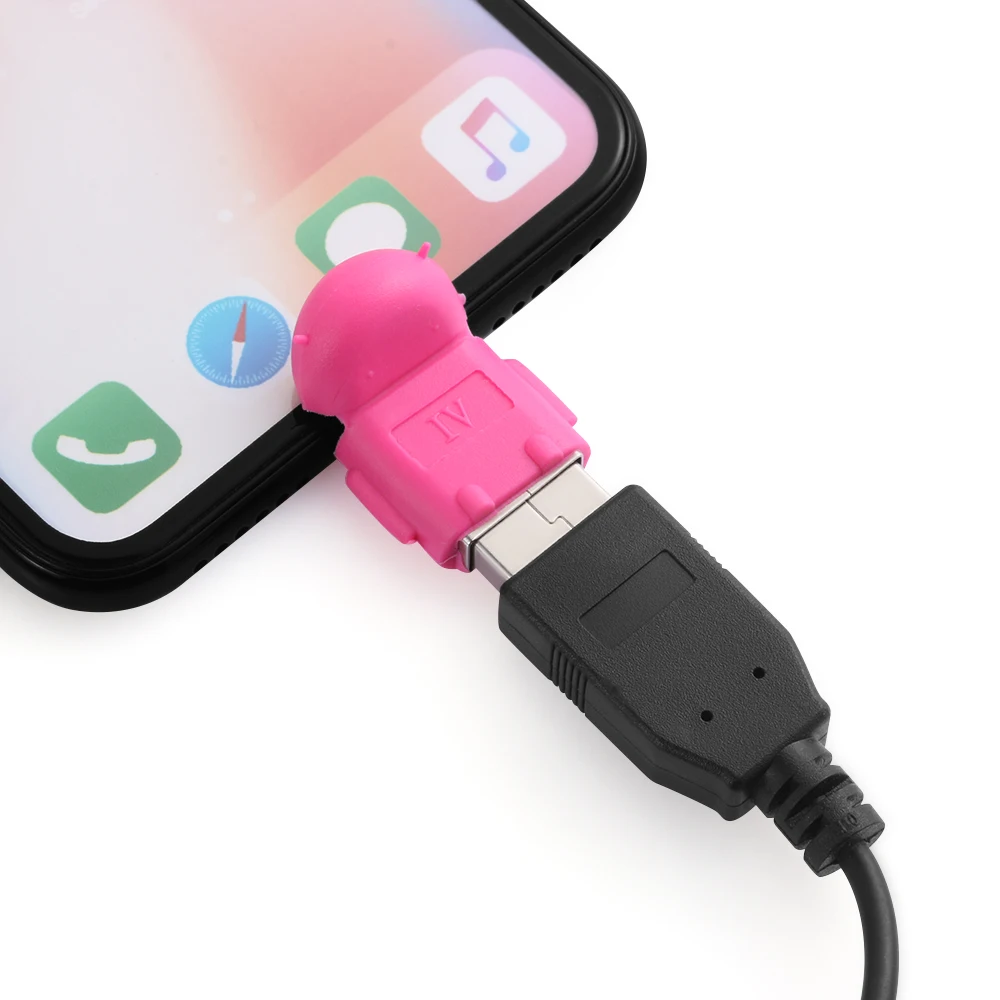Переходник с Micro USB на 2 0 OTG для телефонов планшетов мышей|Переходники и адаптеры| |