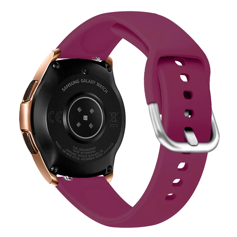 9 20 мм ремешок для часов R810 samsung Galaxy Watch Active 42 мм спортивный ремешок для часов huawei сменный Ремешок Браслет 91017 - Цвет ремешка: 9