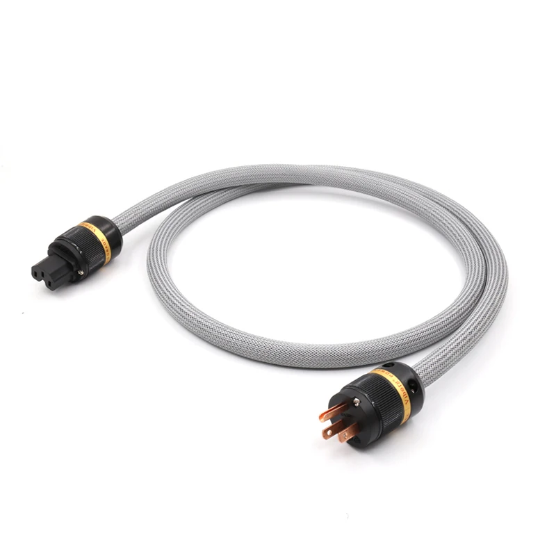 Аудиокабель питания Audiocrast AC US с разъемами из чистой красной меди VM501 + VF501|power cord