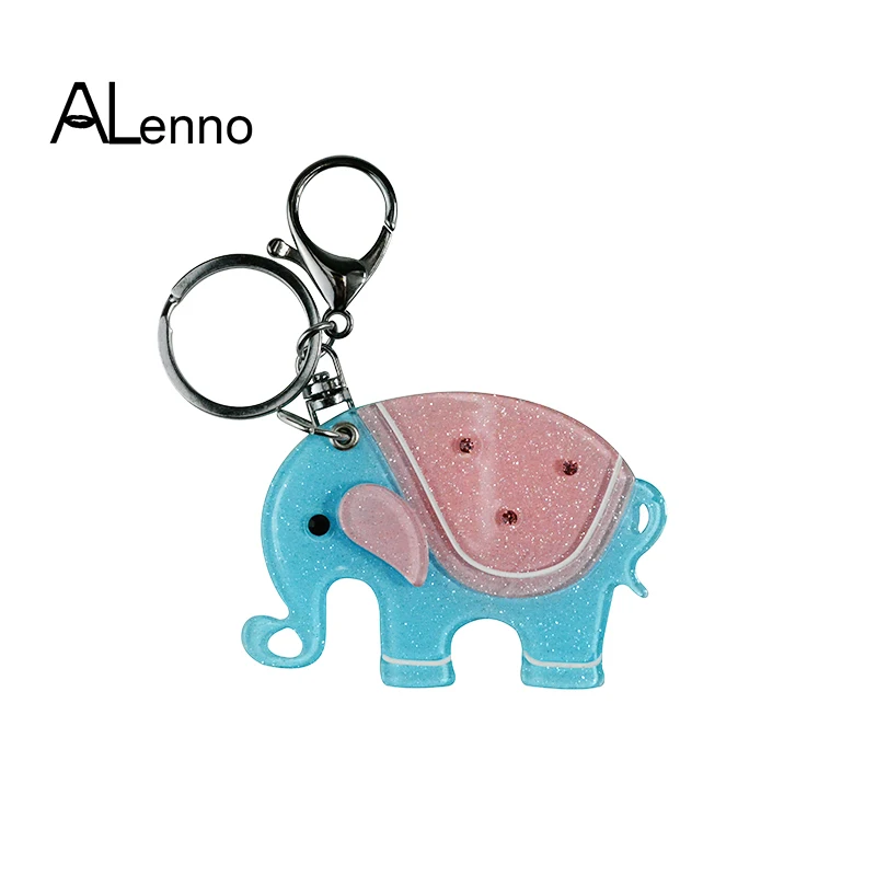Аленькая пластиковая подвеска слоника трех цветов на сумку, рисунок животного, цепочки для женщин, интимные товары, ювелирные изделия, подарки, безделушки.
