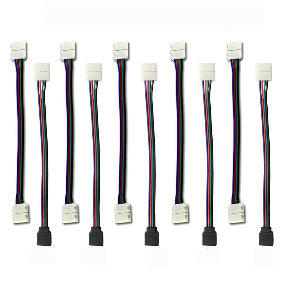 3 шт. 4 контактный разъем для светодиодной ленсветильник 3528/5050 SMD|led connector wire|rgb led