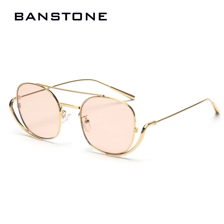 Модные женские солнцезащитные очки BANSTONE 2018 знаменитые Овальные Солнцезащитные