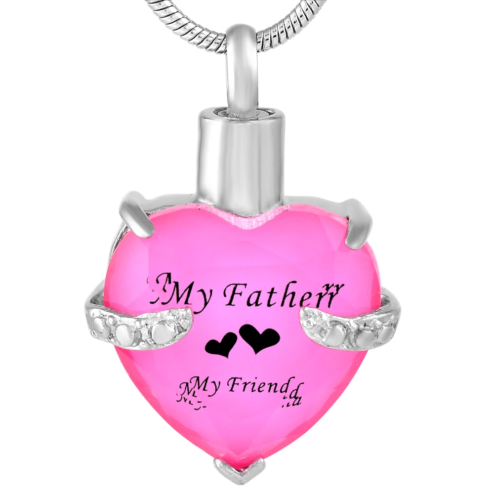 IJD9790 мой друг романтическое ожерелье в виде сердца украшение для похорон