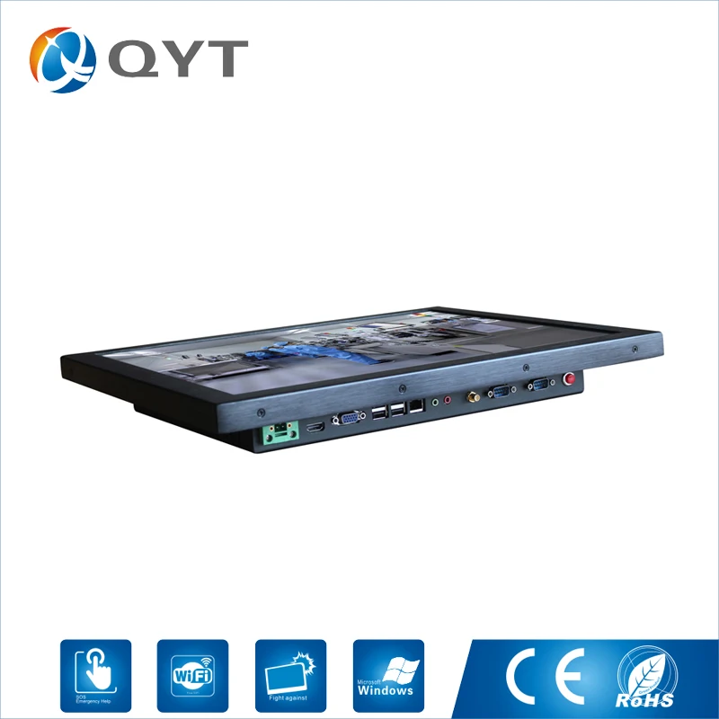 4 * USB 32G SSD разрешение 1280*1024 промышленный сенсорный все в одном компьютерный