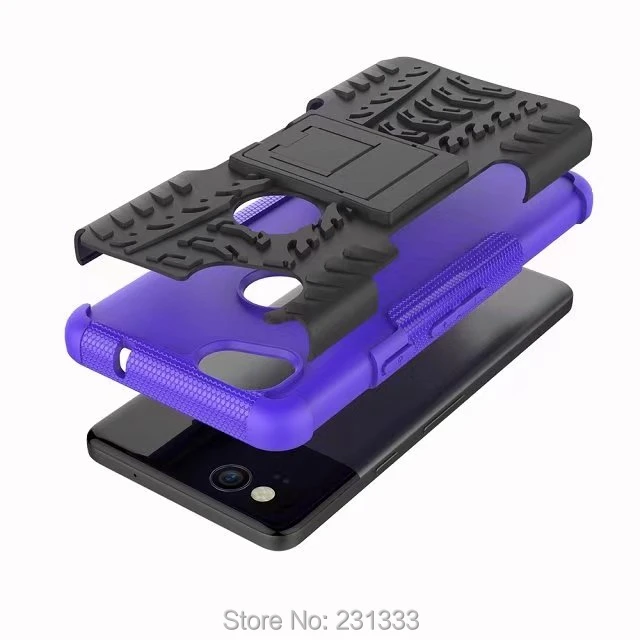 Армор-гибридный чехол из ПК и ТПУ для Samsung Galaxy A70 C7 PRO Google Pixel XL 2, ударопрочный, с подставкой в виде шины, 1 шт.