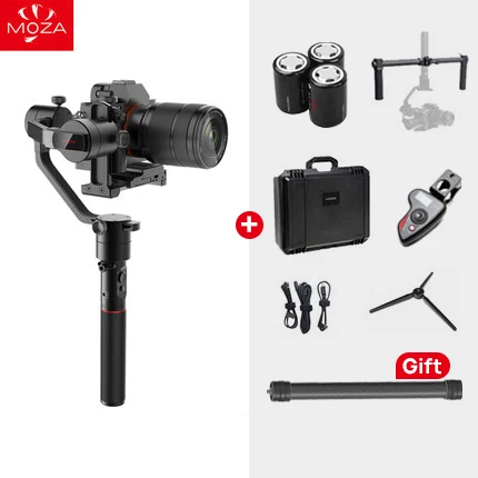 D remote handle MOZA Aircross 3-х осевой ручной шарнирный стабилизатор для камеры GoPro до 1,8 кг DSLR Камера S ony A6000 RX100 A7 серии Pana GH5 GH4 - Цвет: D remote handle