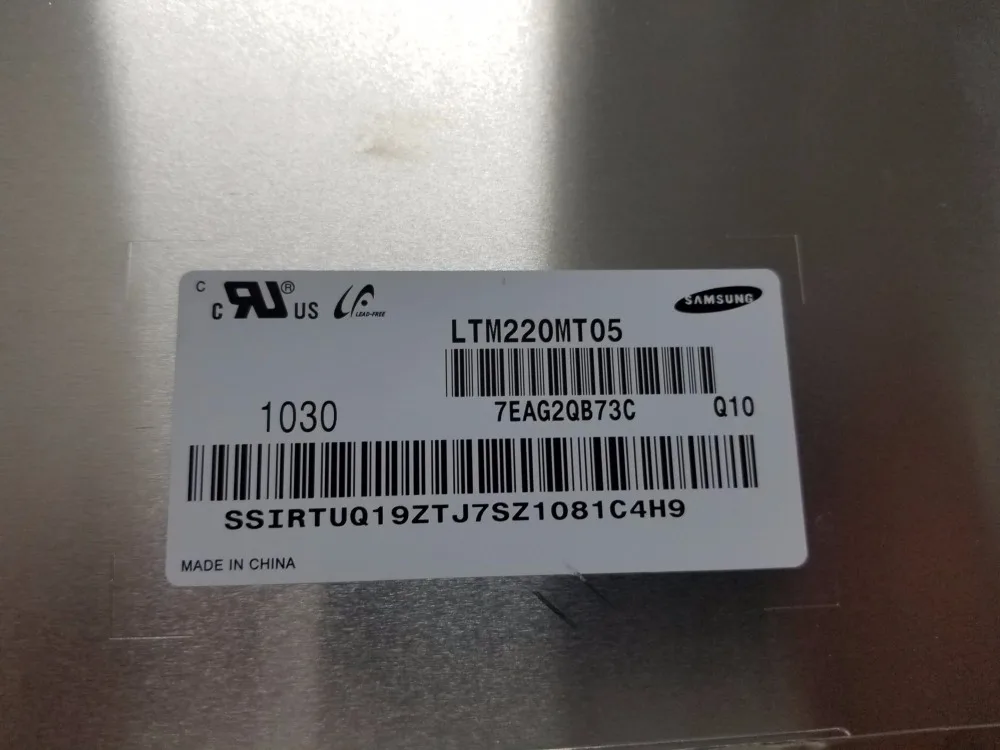 Протестировано идеально один год гарантии LTM220MT05 оригинальный 22 0 дюймовый ЖК