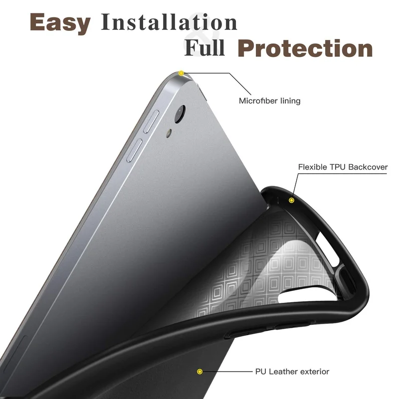 Чехол для iPad Pro 12 9 2018 тонкий легкий Чехол-подставка с функцией автоматического