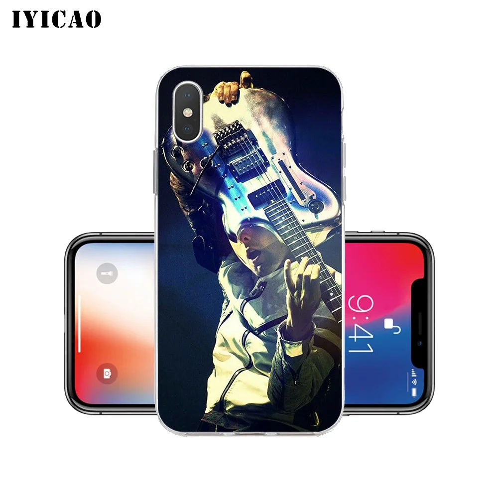 IYICAO Muse Band Мягкий силиконовый чехол для телефона iPhone X XR XS MAX 6 6s 7 8 Plus 5 5S SE TPU