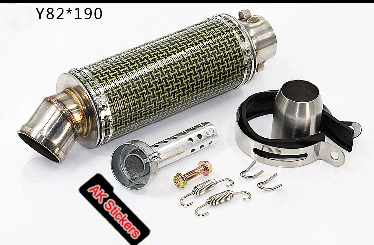 Универсальный мотоцикл модифицированный скутер yoshimura выхлопная Муфельная труба
