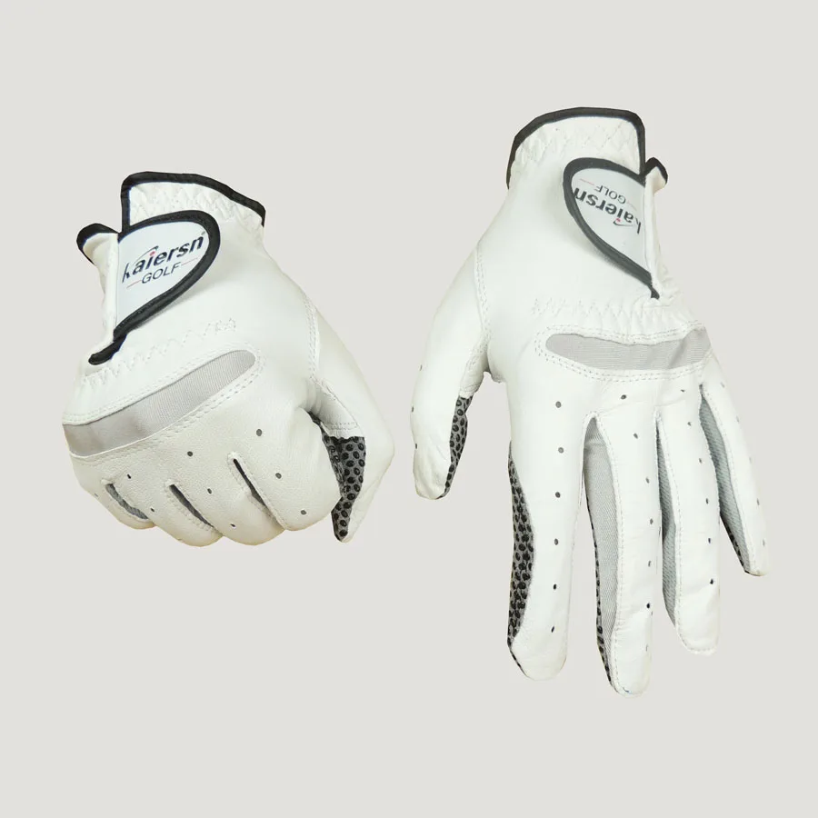 Перчатки для гольфа мужские перчатки из натуральной кожи левая и правая рука