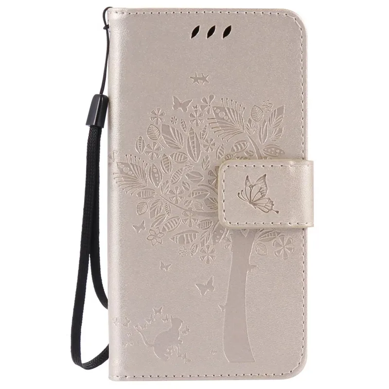 Кожаный чехол для coque samsung Galaxy A3 A300 A300F чехол для coque samsung A3 дерево сумки для мобильных телефонов+ держатель для карт - Цвет: Золотой