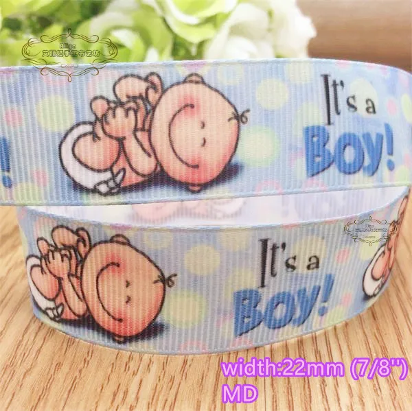 20 стилей на выбор 10 ярдов корсажные ленты с принтом It's a boy girl качественные для