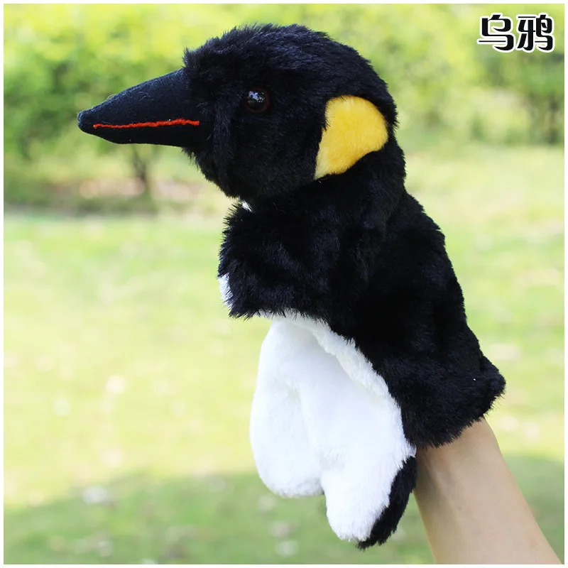 Hand Puppet Мультфильм плюшевый слон панда кошка рука Перчаточная кукла обучения игрушечные лошадки для детей Marionetes Fantoche марионетки кукольный театр игрушка на руку марионетка пальчиковый театр игрушки на руку пальчиковые - Цвет: Hand Puppet